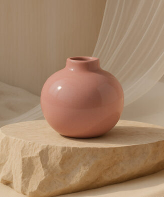 Ash Pebble – Mini Vase